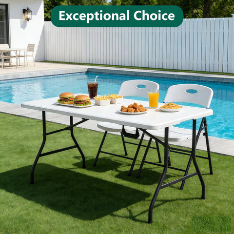 Indoor-outdoor versatility makes Make Changes table ideal for gatherings.