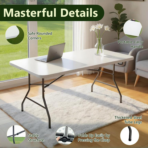 Make Changes folding table waterproof tabletop for simple cleaning