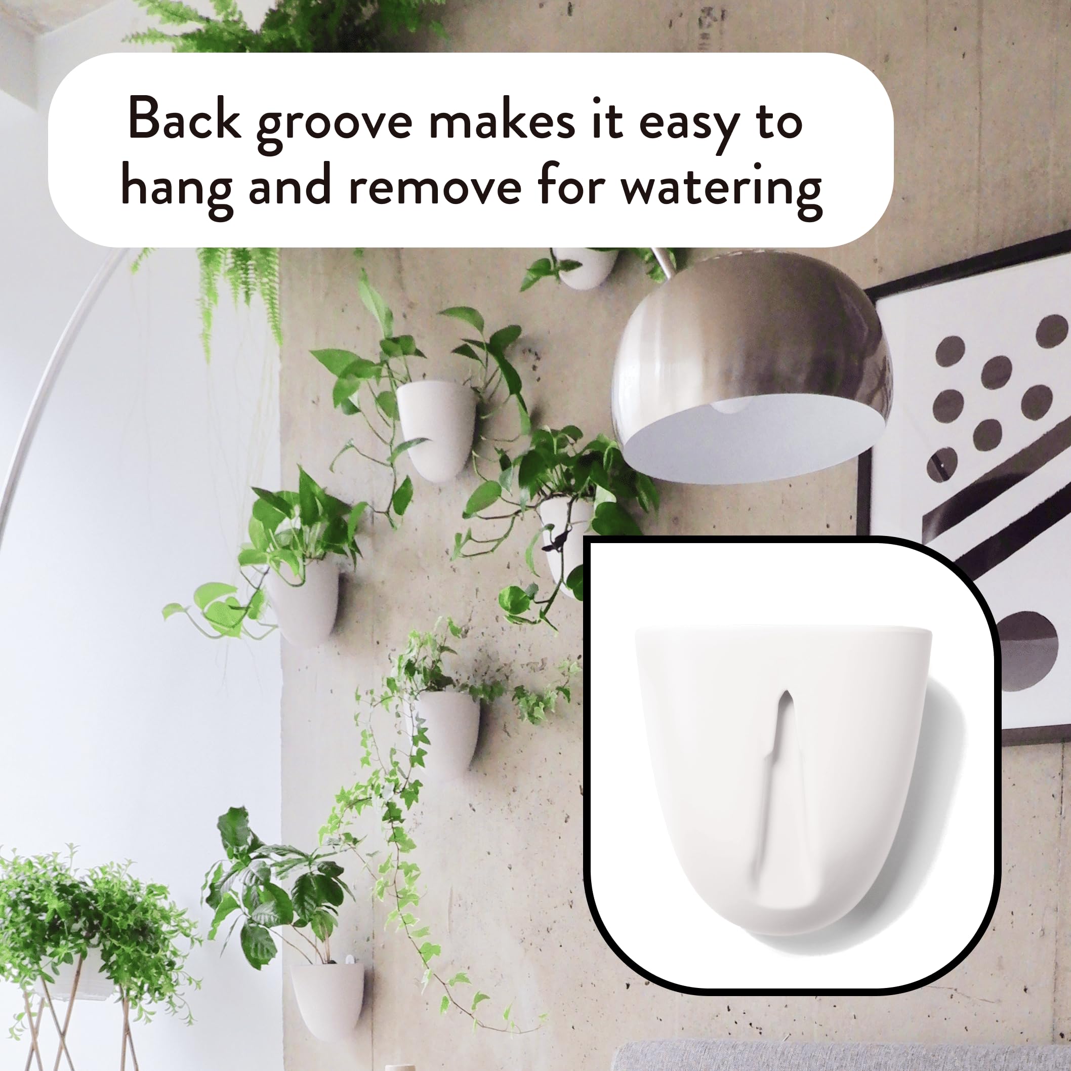 Make Good PlantPod Luxe close-up showing nursery pot fit within planter