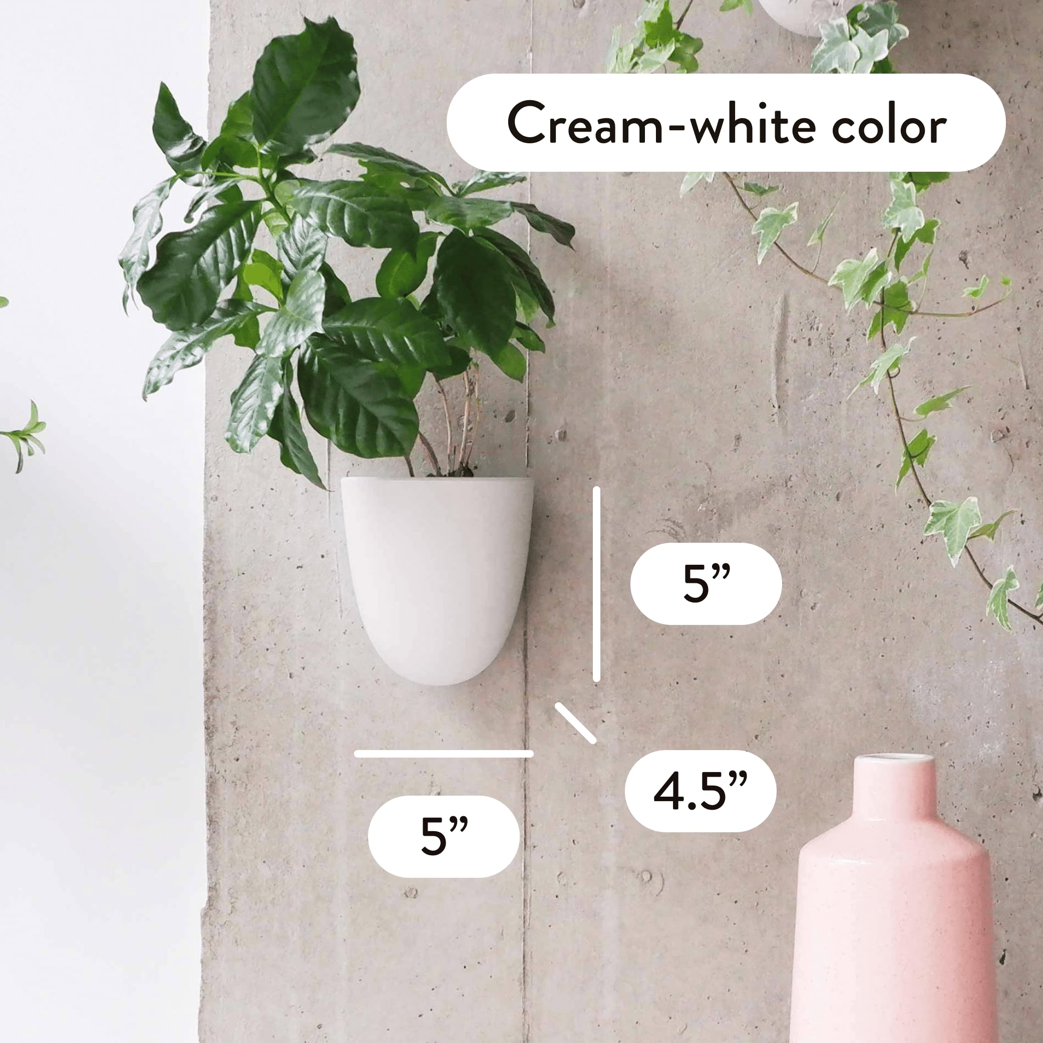 Make Good PlantPod Luxe water reservoir close-up highlighting effortless self-watering feature.
