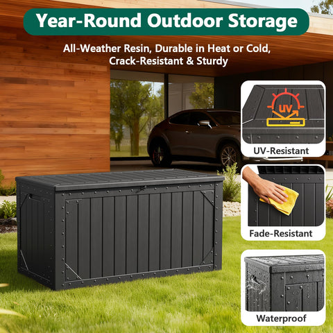 Make Changes lid doubles as bench, supporting up to 460 lbs.