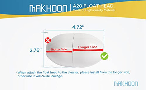 MAKHOON A20 float head compatible with Kreepy Krauly LL105 for reliable use