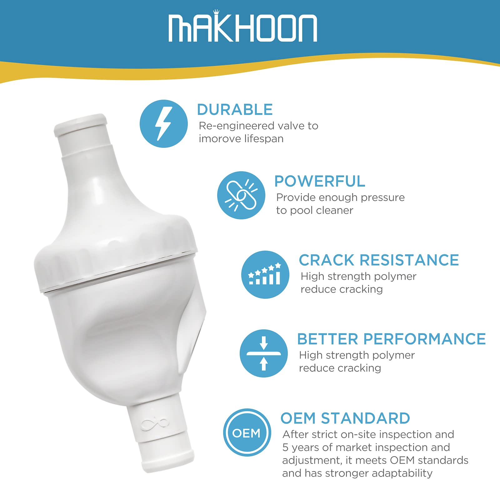 MAKHOON backup valve spool assembly for Polaris 360 shows gear mechanism for smooth operation.