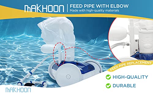 Step-by-step installation view of Makhoon K30 feed pipe.