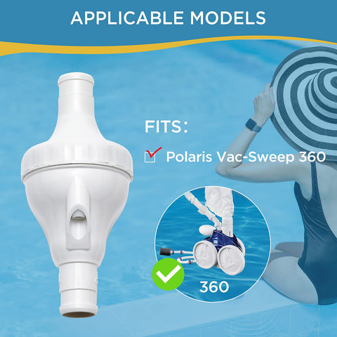 MAKHOON lifetime warranty label for Polaris 360 replacement valve.