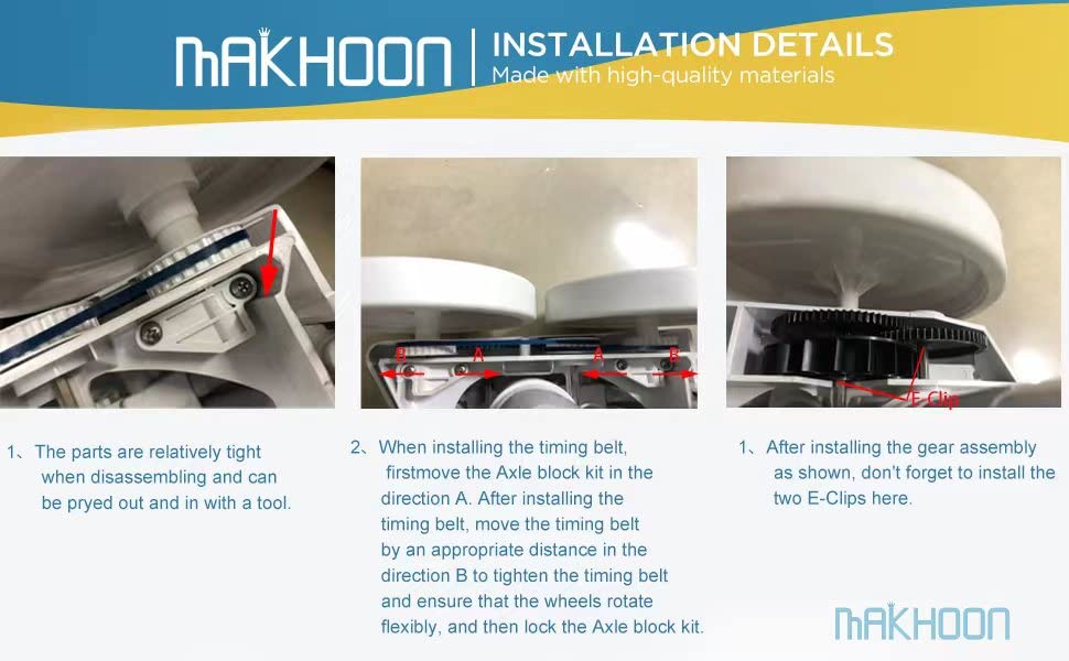 MAKHOON small wheel helps precise navigation around pool obstacles