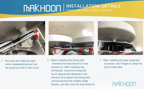 MAKHOON small wheel helps precise navigation around pool obstacles