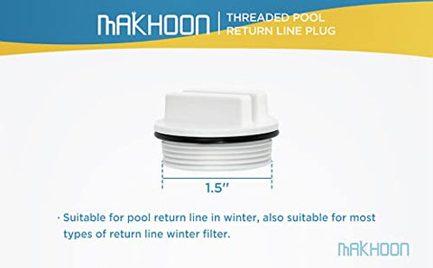 MAKHOON SP1022C threaded-plug detail shows 1.5-inch NPT compatibility