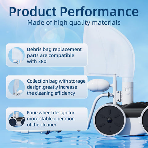 MAKHOON Upgrade pool sweeper in assembly view demonstrating setup readiness