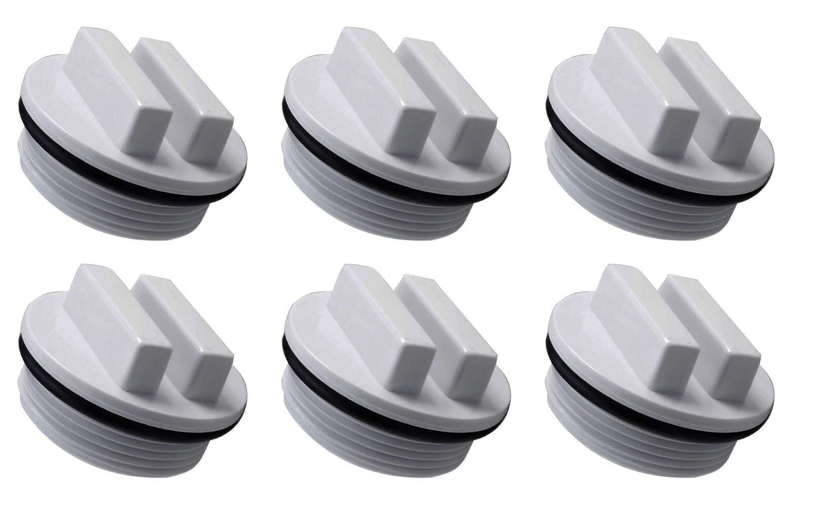 MAKHOON winterizing plug front view for secure pool winterization