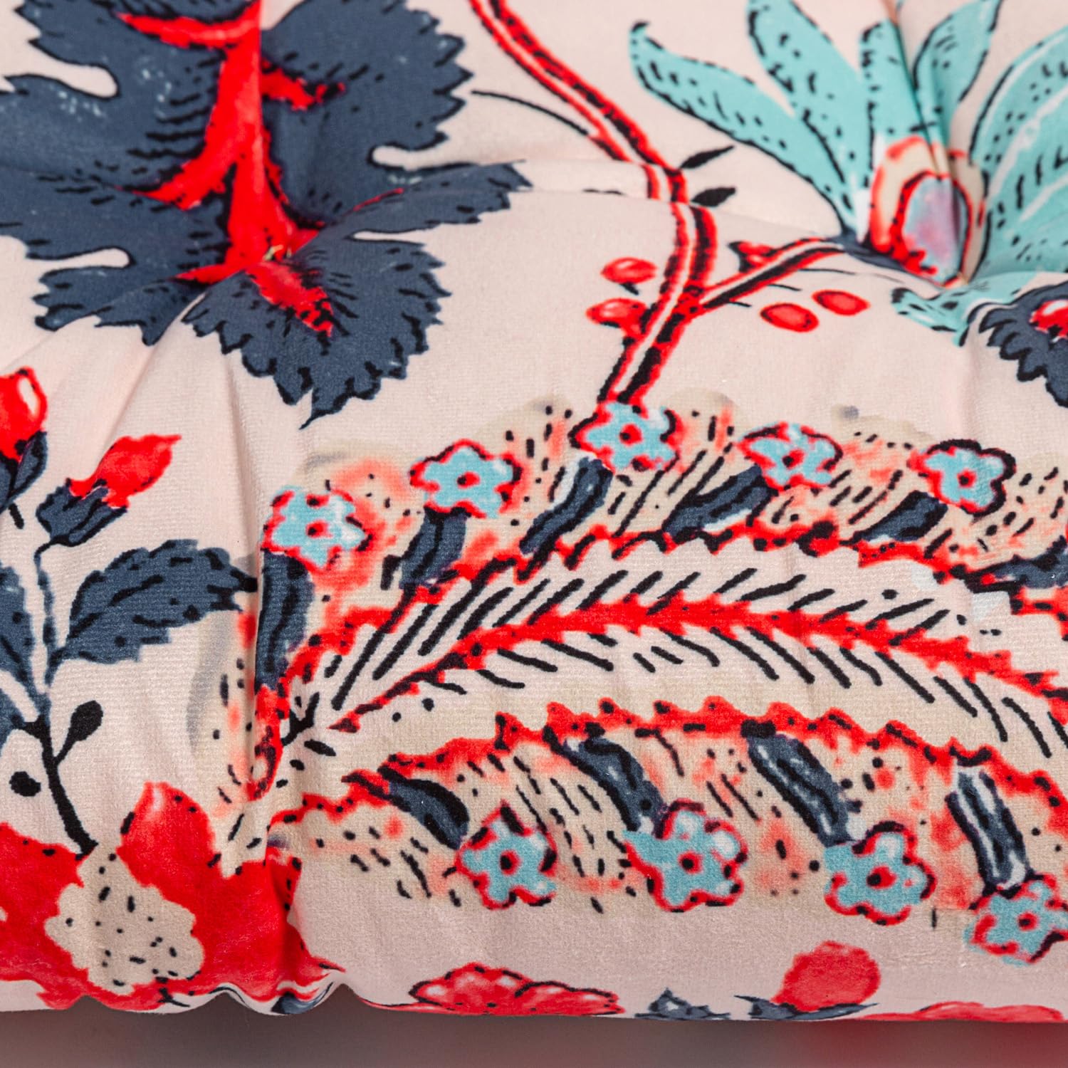 Makimoo indoor/outdoor cushion is easy to spot clean and maintain.