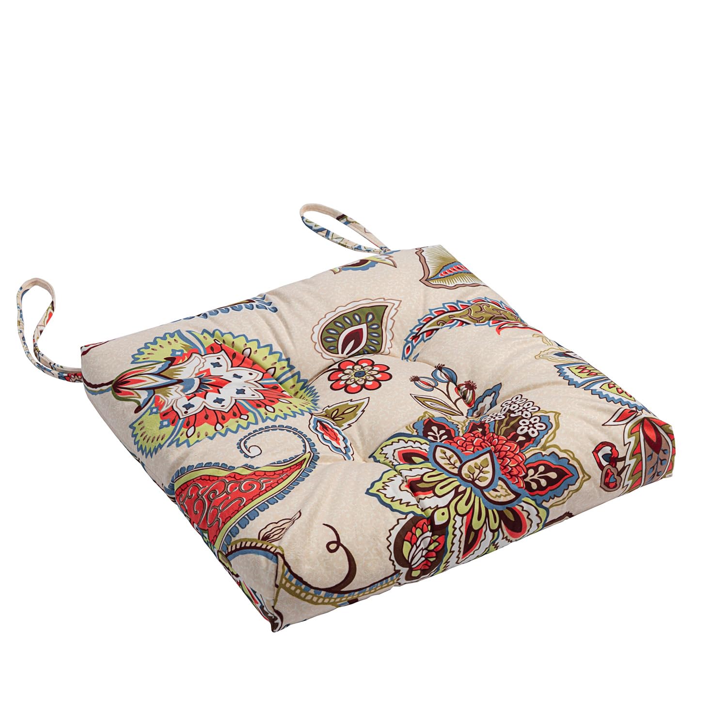 Makimoo soft polyester fabric cushion is washable.