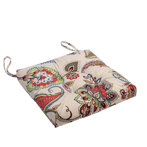Makimoo soft polyester fabric cushion is washable.