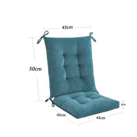 Makimoo blue set of 2 cushions for rocking chair pair.