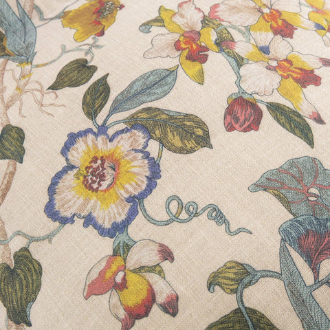 Makimoo water and oil repellent fabric closeup on cushion