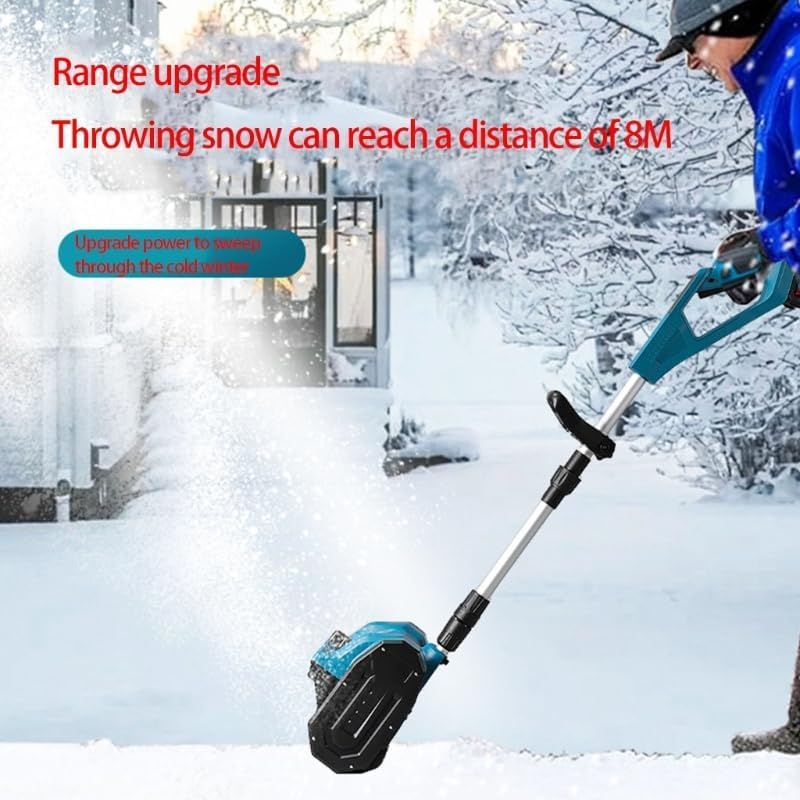 Makita-compatible snow shovel, lightweight at 10 lb for easier use.