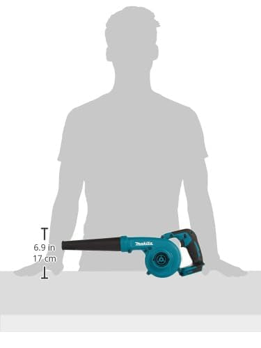Makita DUB185Z with variable-speed trigger for precise airflow control.