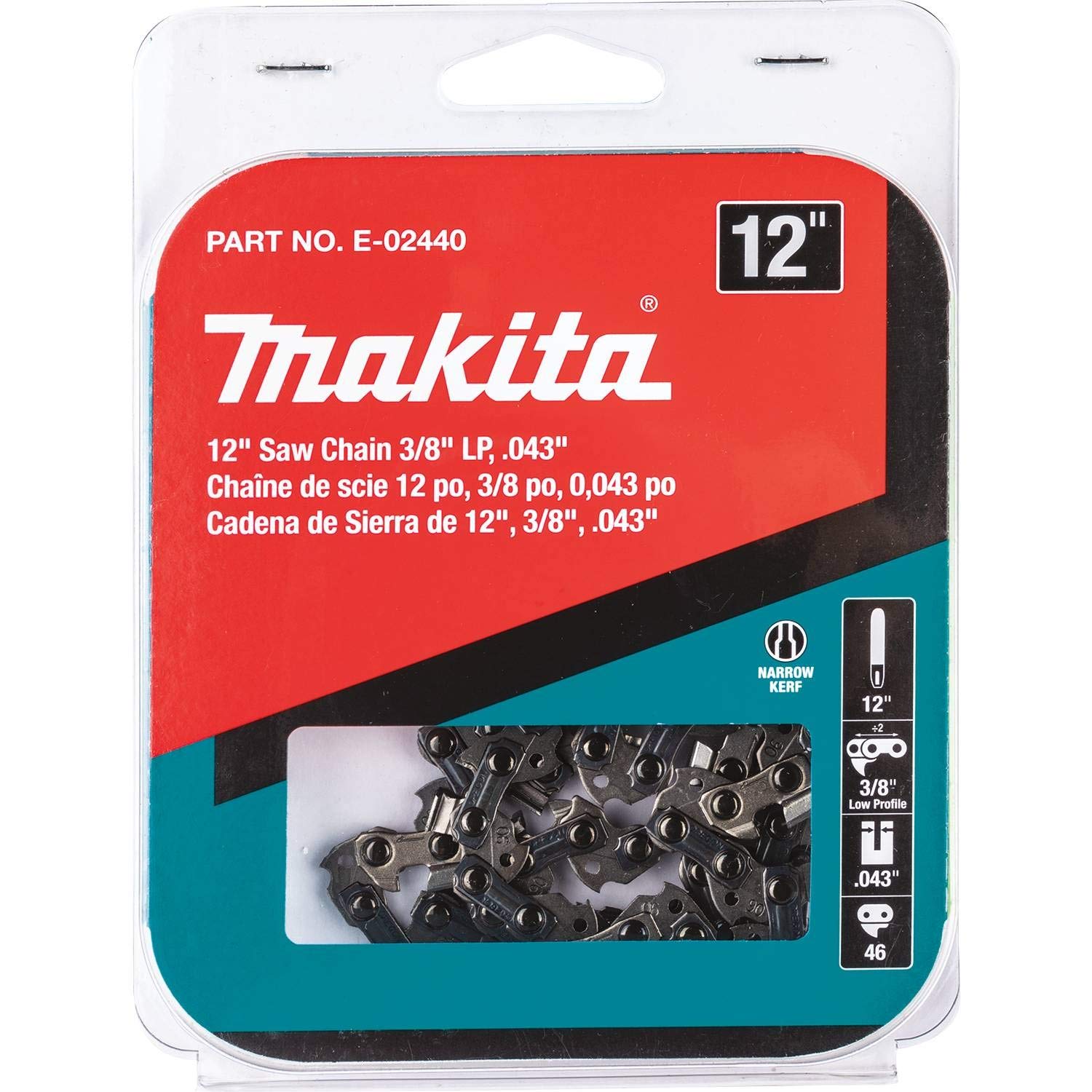 Makita E-02440 low vibration design reduces fatigue during long jobs
