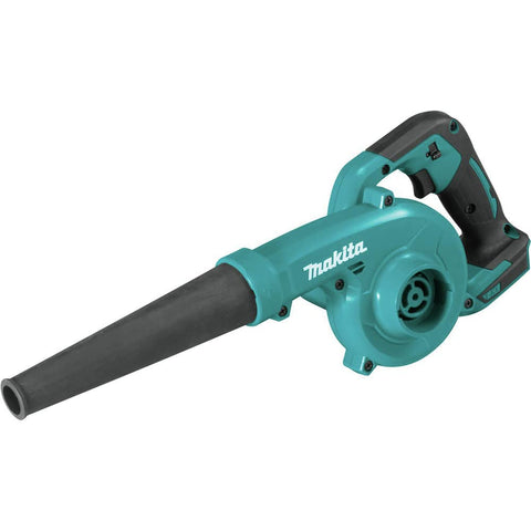 Makita XBU05Z blower front view showing compact profile for easy in-tool use