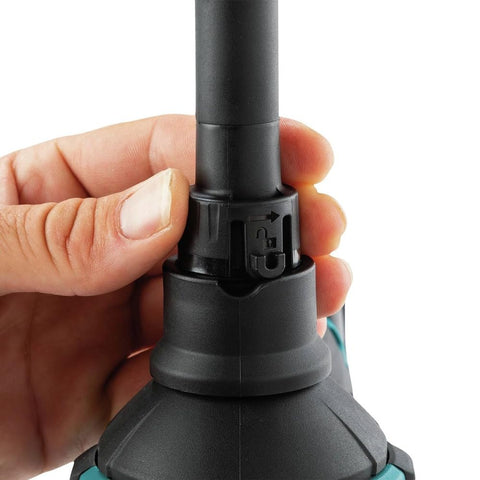Makita XSA01Z battery-not-included shows optional power compatibility.