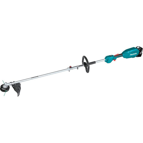 Makita XUX02SM1X4 13-inch trimmer attachment for precise edge trimming.