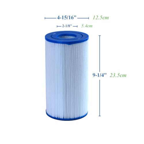 Close-up of Malaka Spa FD2002 pleated filter showing filtration surface