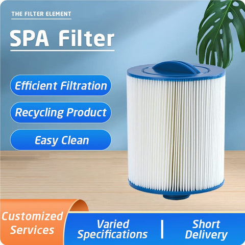 Malaka spa filter two-pack image highlighting value and readiness.