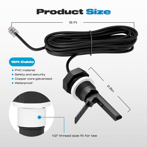 Malictele Flow Switch installation steps highlight quick mounting