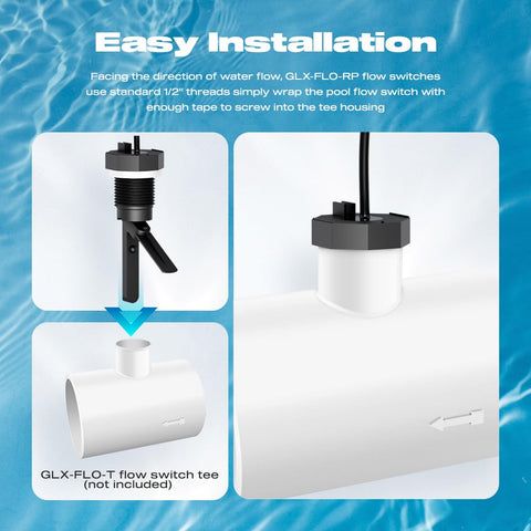 Malictele Flow Switch waterproof tape indicating secure moisture seal