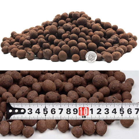 Closeup of Malifea Leca pebbles highlighting 6–18 mm dimensions