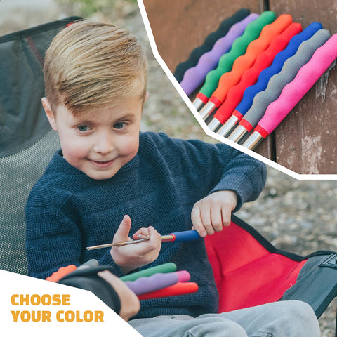 Heat-resistant zip pouch keeps sticks organized on trips.