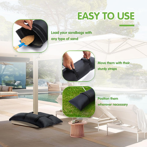 Malomke SandBags crafted from durable material with waterproof coating.
