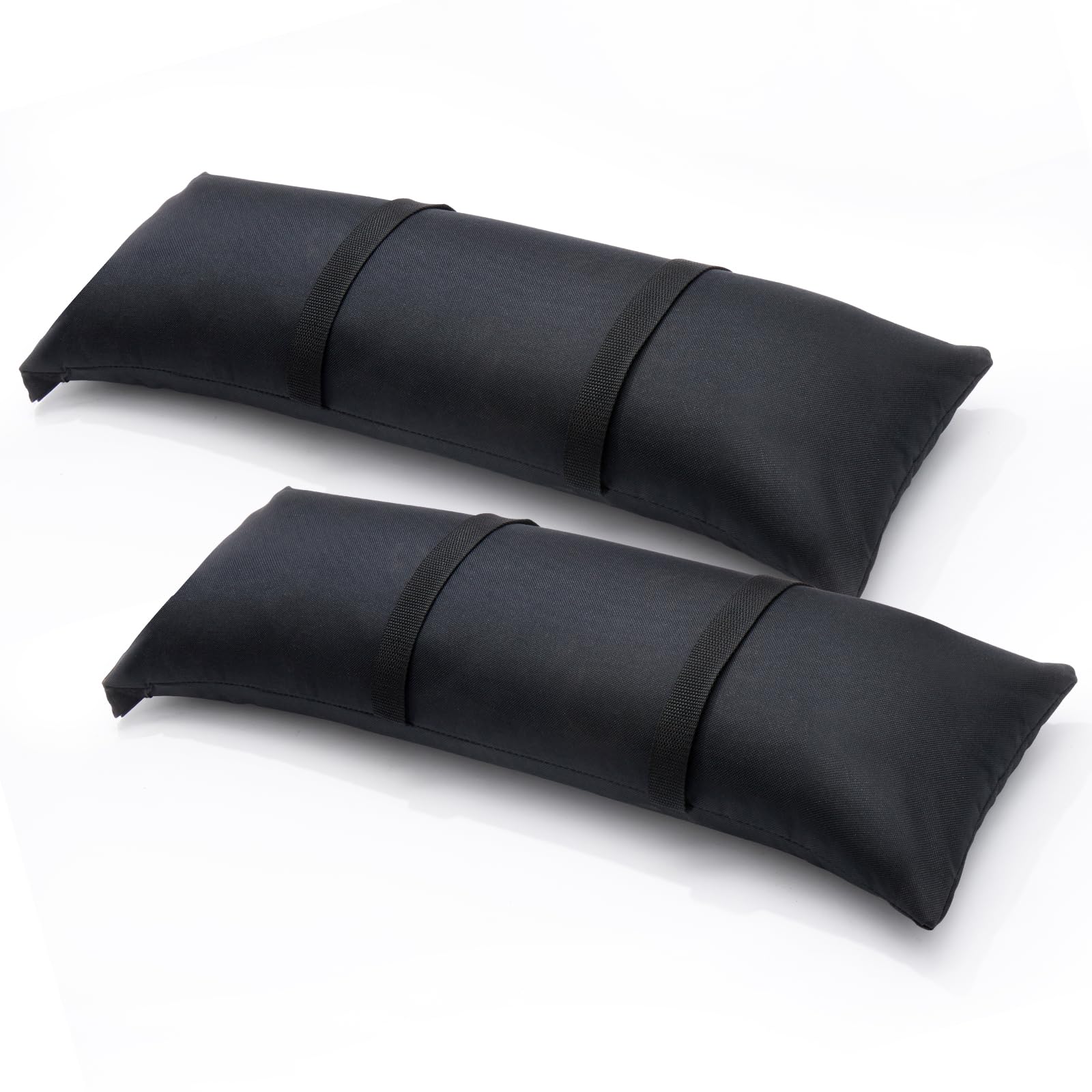 Malomke SandBags stabilizing an umbrella base against wind for a steadier setup