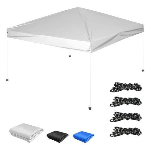 MALOROY 10x10 canopy top white front view with quick setup