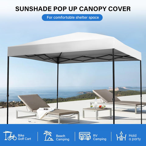 MALOROY packaged white canopy top ready for backup shade