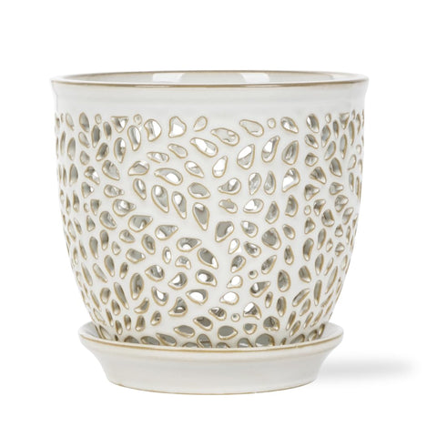 Mama Cozy Life Elegant Orchid Pot with holes promoting airflow for healthy orchid roots