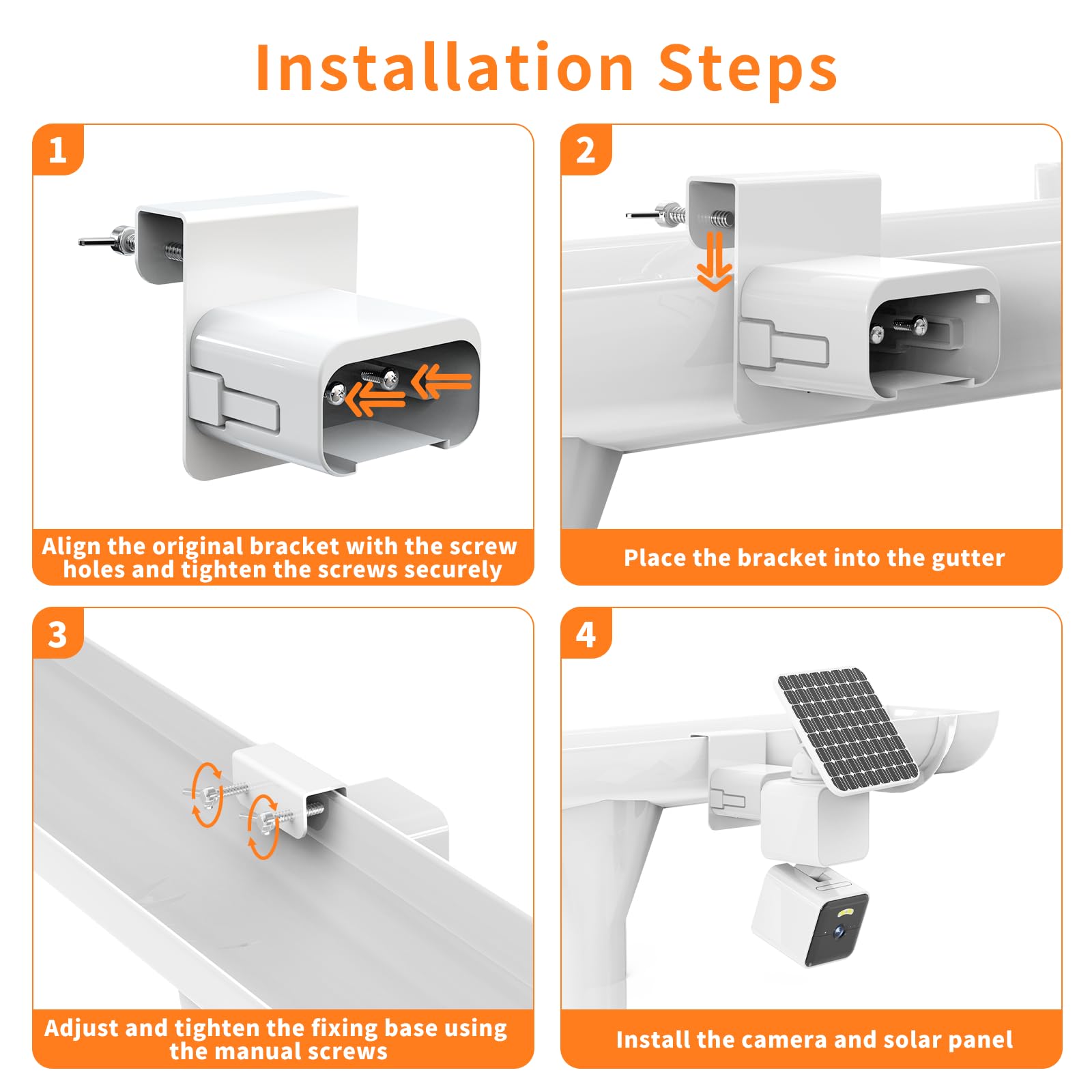 Mamerry eave gutter mounting enables quick, beginner-friendly setup.