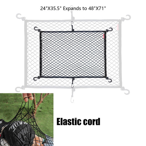 Mamiko cargo net is ideal for camping, gardening, and fishing trips.