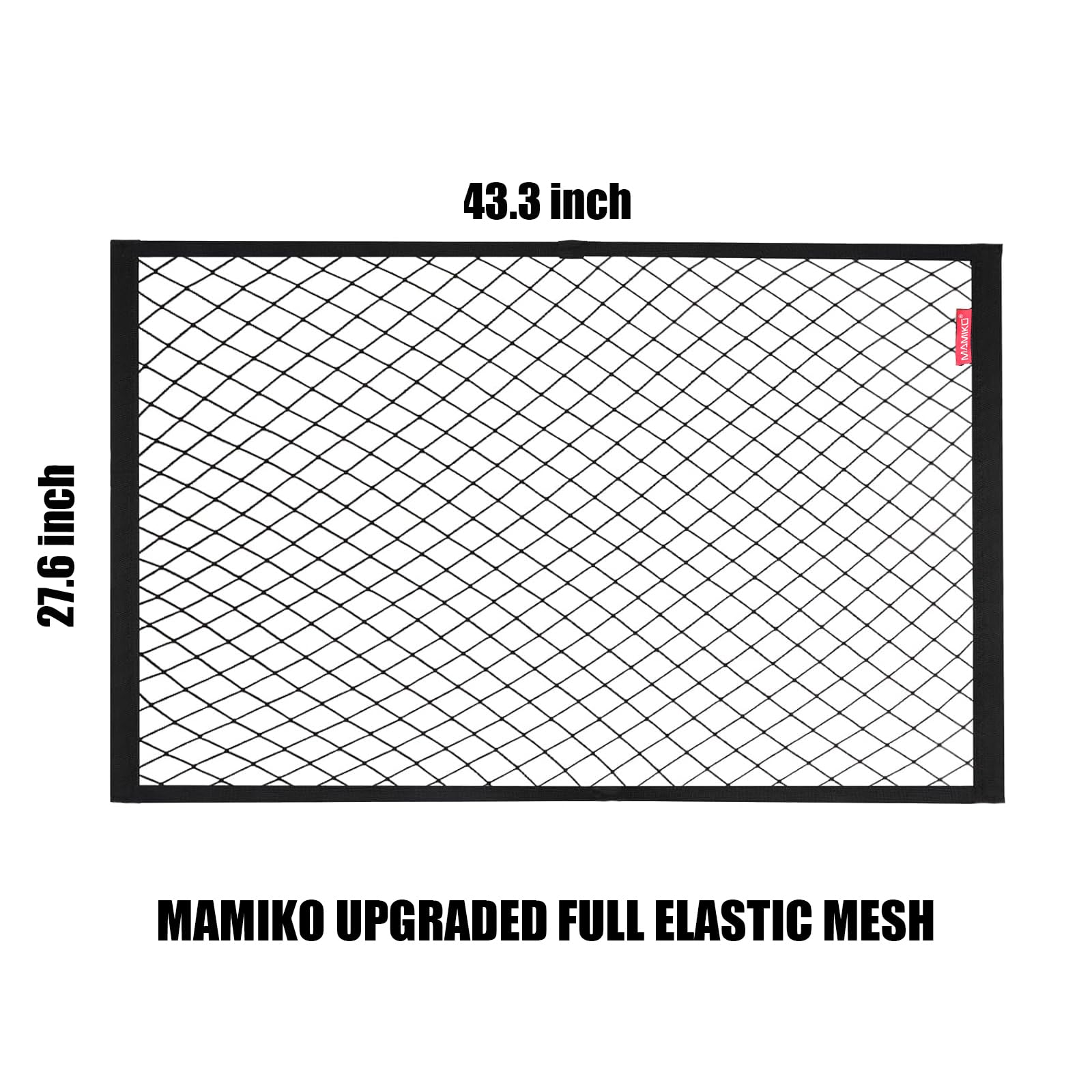 Mamiko cargo net dense mesh prevents items from slipping during transport
