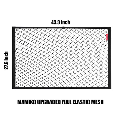 Mamiko cargo net dense mesh prevents items from slipping during transport