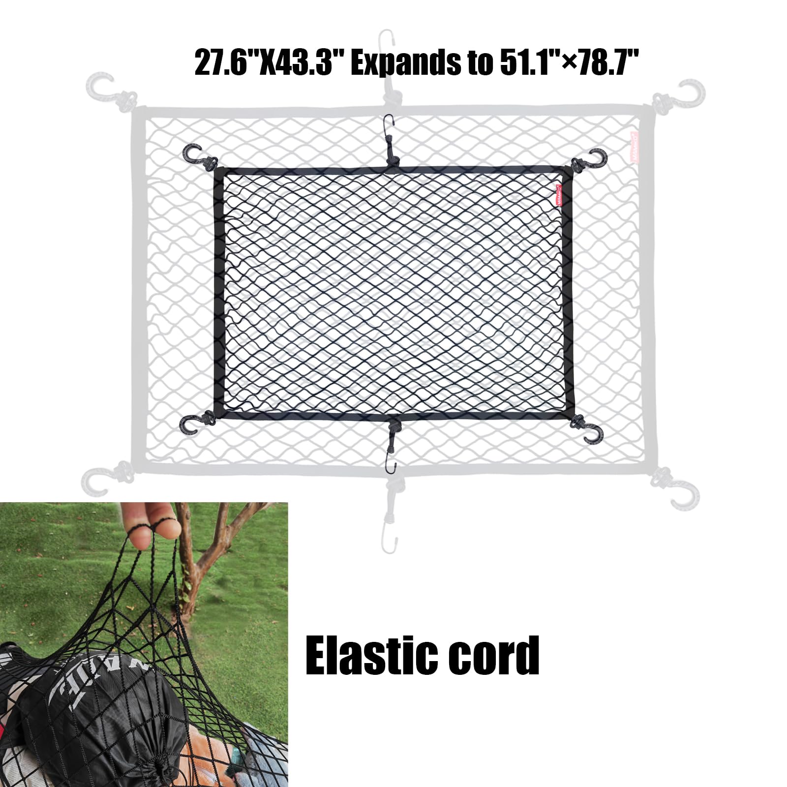 Mamiko cargo net warranty support offers free replacement hooks