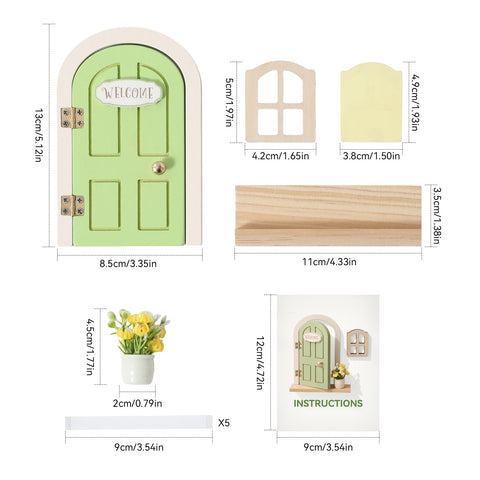 Mamimami Home decorative window enhances the balcony nook with a whimsical touch.