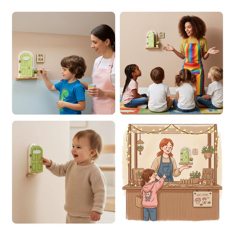 Mamimami Home easy display with integrated base for instant fairy magic.