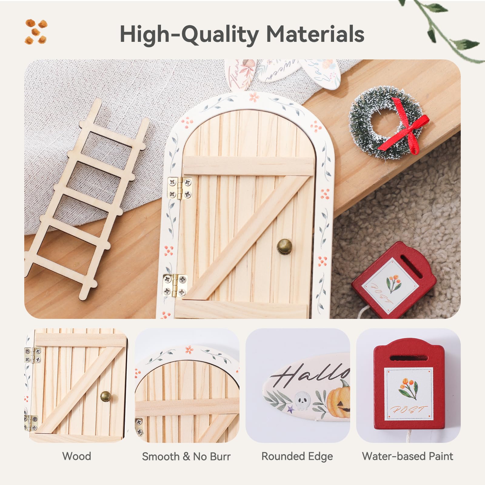 Mamimami Home red mailbox with jingle bell inspires festive fairy scenes.