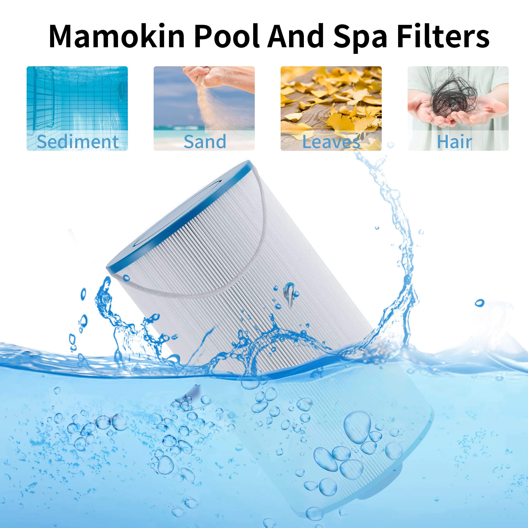 Mamokin 303279 bottom connection at 1-1/2 inch MPT for secure fit.