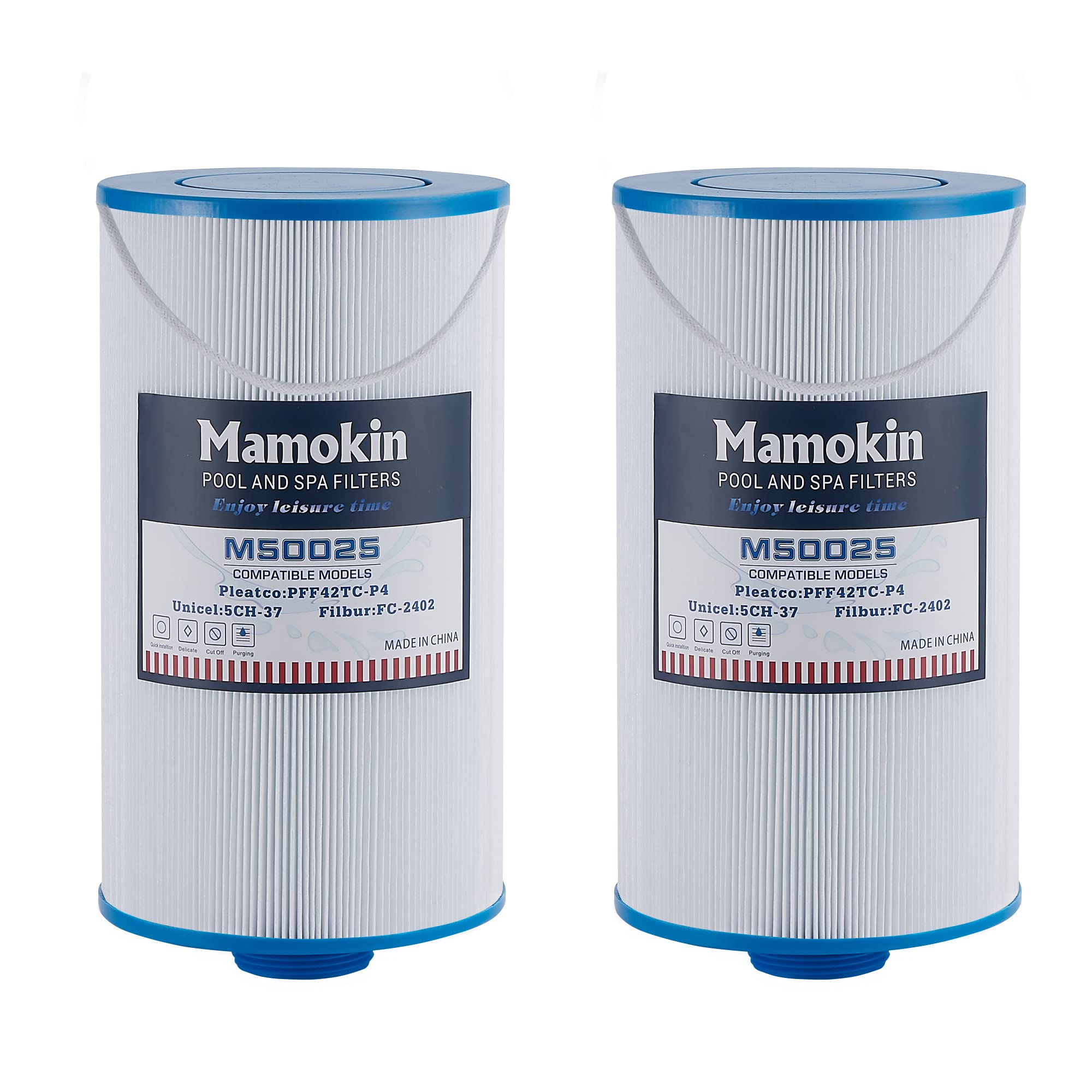 Mamokin 303279 filter pack front view for compatibility with multiple spa brands.