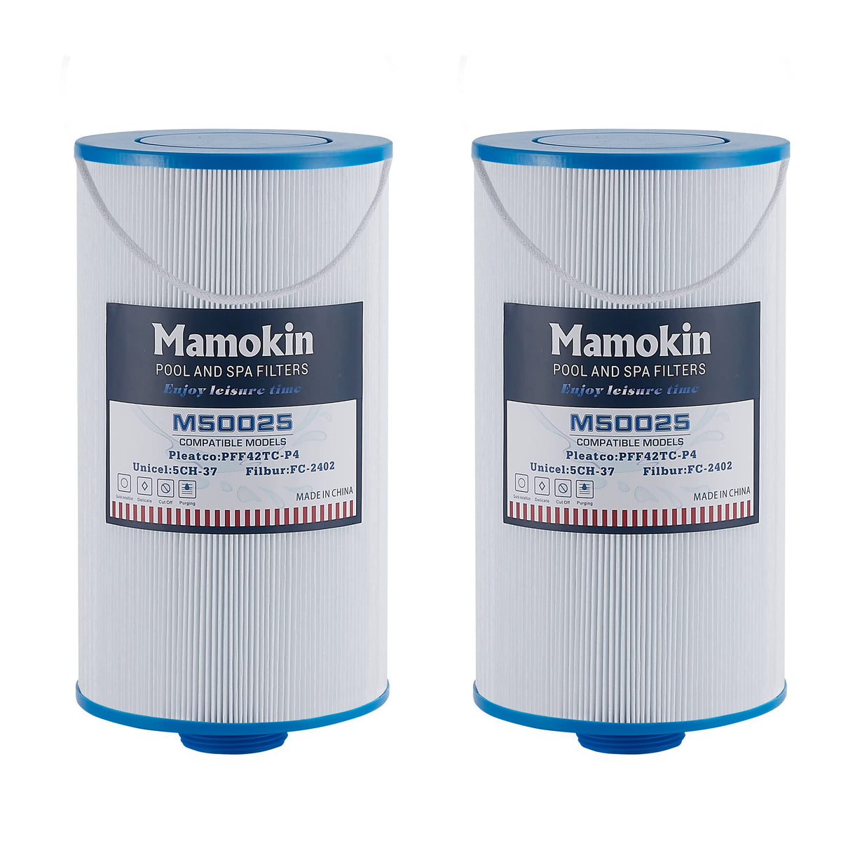 Mamokin 303279 filter pack front view for compatibility with multiple spa brands.