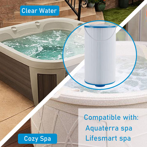 Mamokin 303279 two-pack offers cost-effective spa filtration.