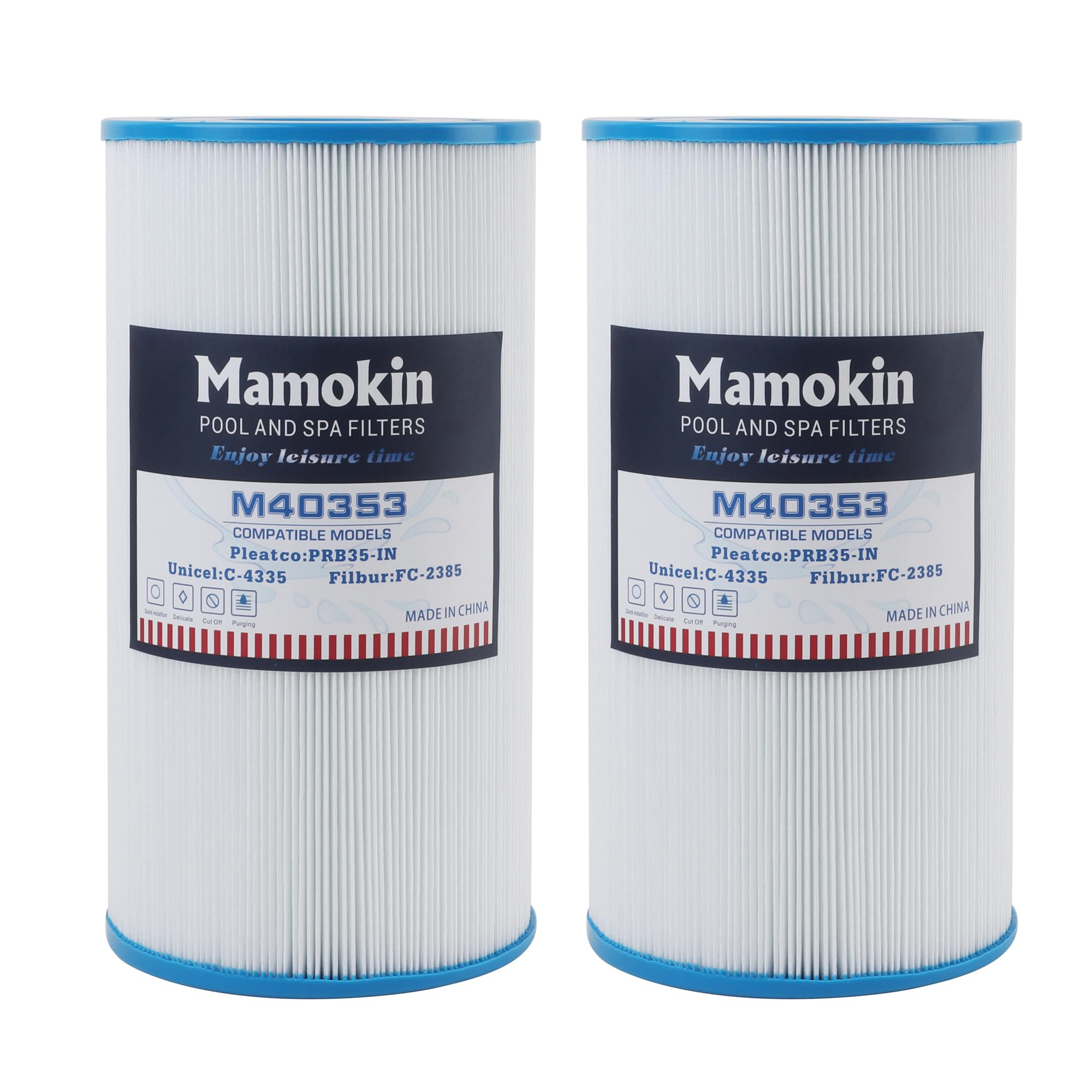 Mamokin C-4335 spa filter compatible-models showing versatile replacements for many brands