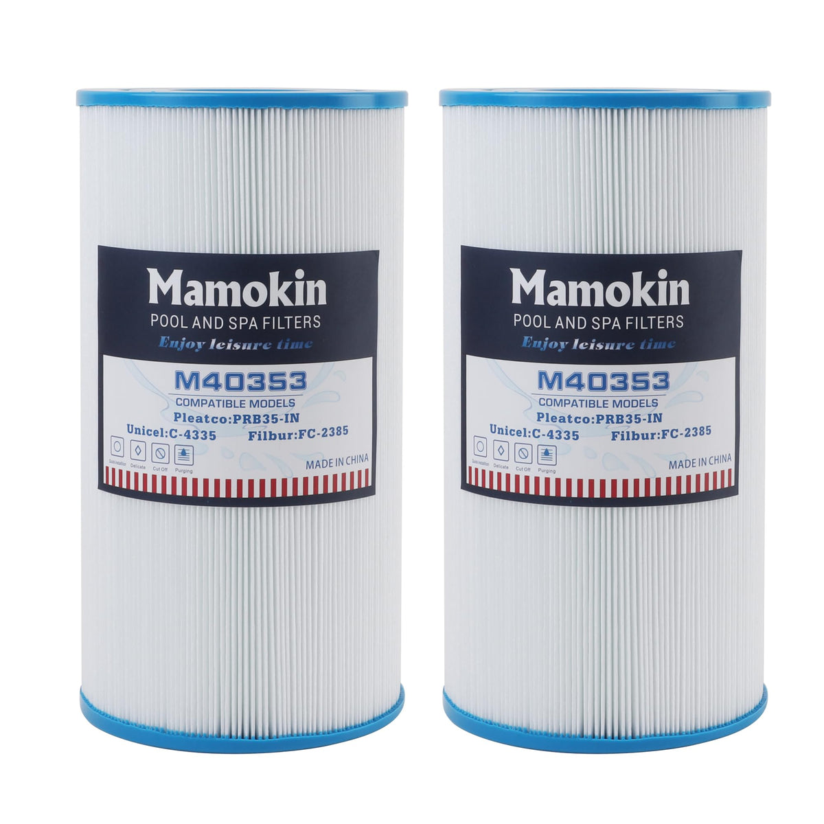 Mamokin C-4335 spa filter compatible-models showing versatile replacements for many brands